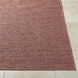 Terrace 66.93 X 47.24 inch Burgandy/Red Machine Woven Rug in 4 x 5.5
