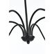 Rohan 6 Light 54 inch Matte Black Chandelier Ceiling Light