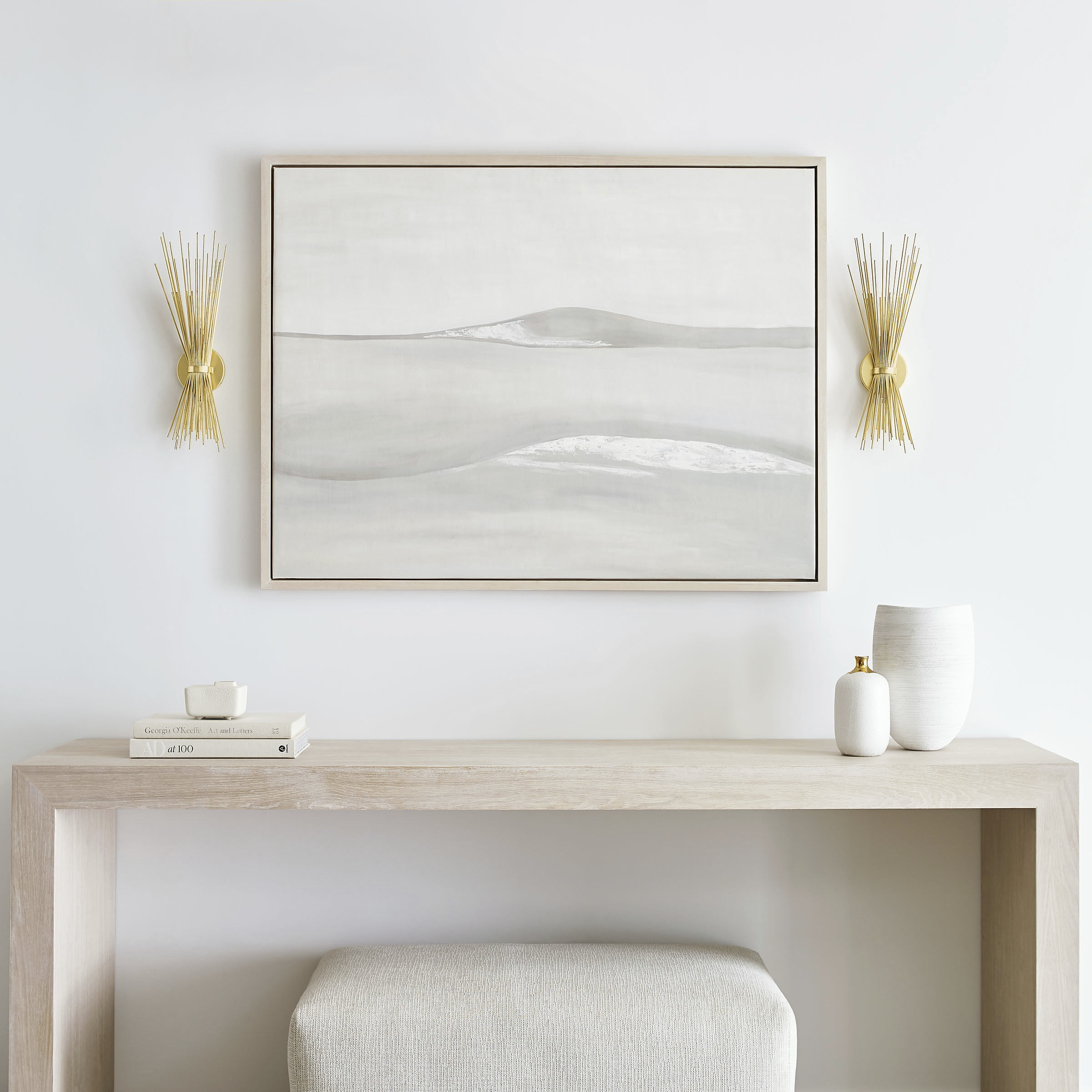 Kelly Wearstler Strada 2 Light 8 inch Gild Sconce Wall Light, Small