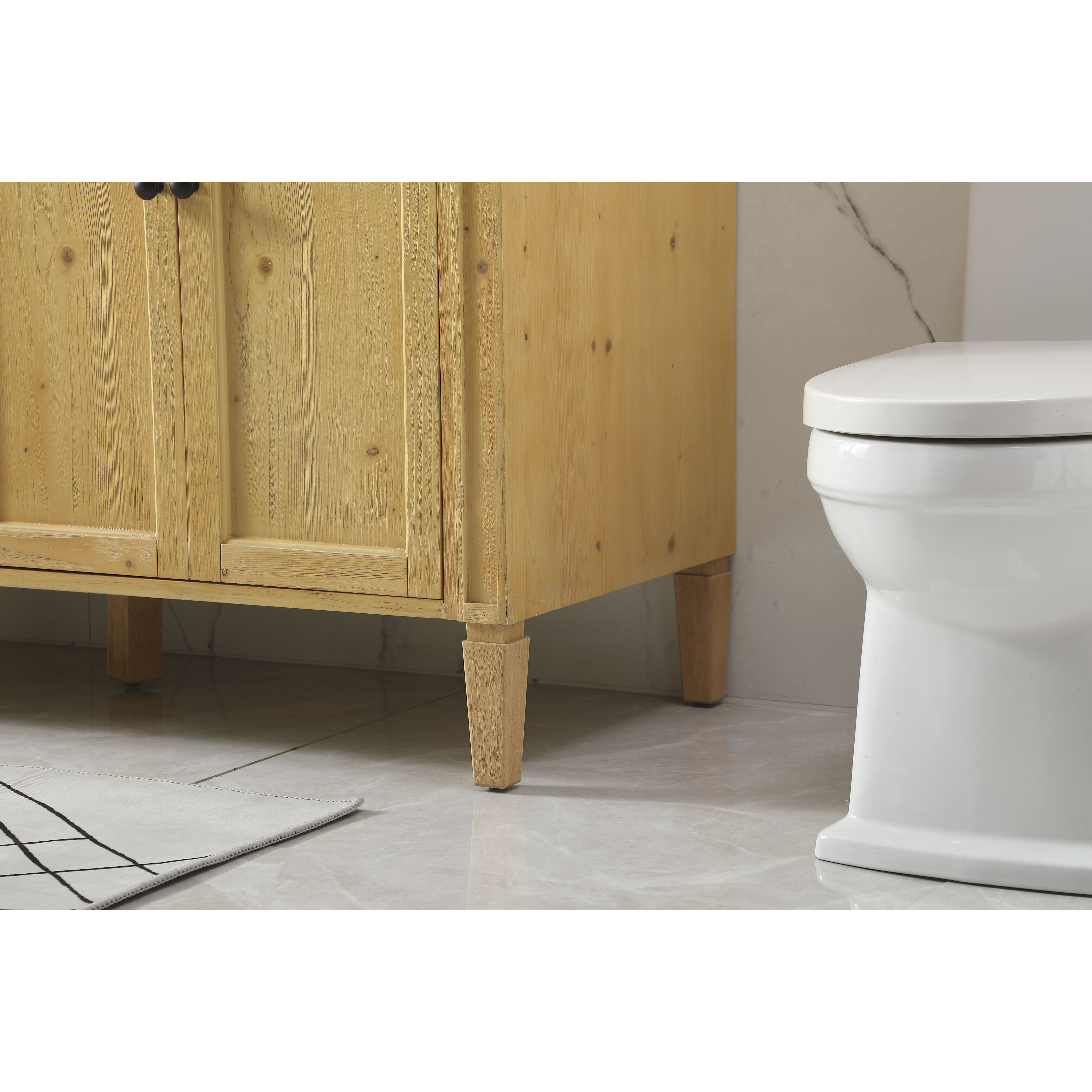 Park Avenue 72 X 22 X 35 inch Natural Wood Vanity Sink Set