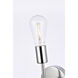 Keely 1 Light 5 inch Chrome Bath Sconce Wall Light
