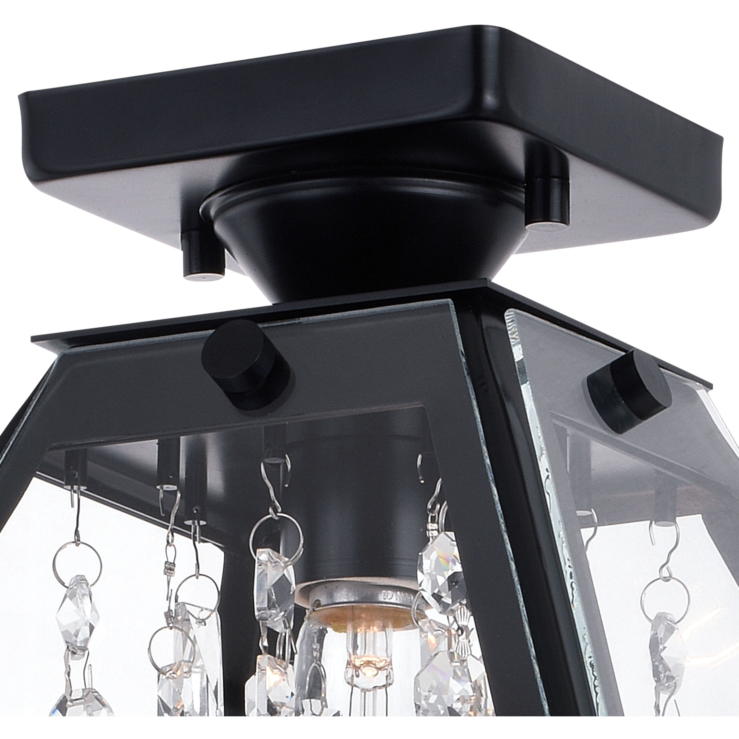 Tremont LED 12.5 inch Matte Black Semi-Flush Mount Ceiling Light