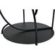 Rain 86 X 31 X 31 inch Matte Black Shelf