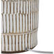 Wickes 24 inch 100.00 watt White Wash Table Lamp Portable Light