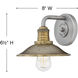 Rigby LED 9 inch Antique Nickel with Heritage Brass Vanity Light Wall Light