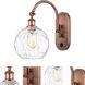 Ballston Athens Water Glass LED 8 inch Antique Copper Sconce Wall Light