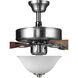 Builder 52 inch Brushed Nickel with Cherry/Natural Cherry Blades Ceiling Fan