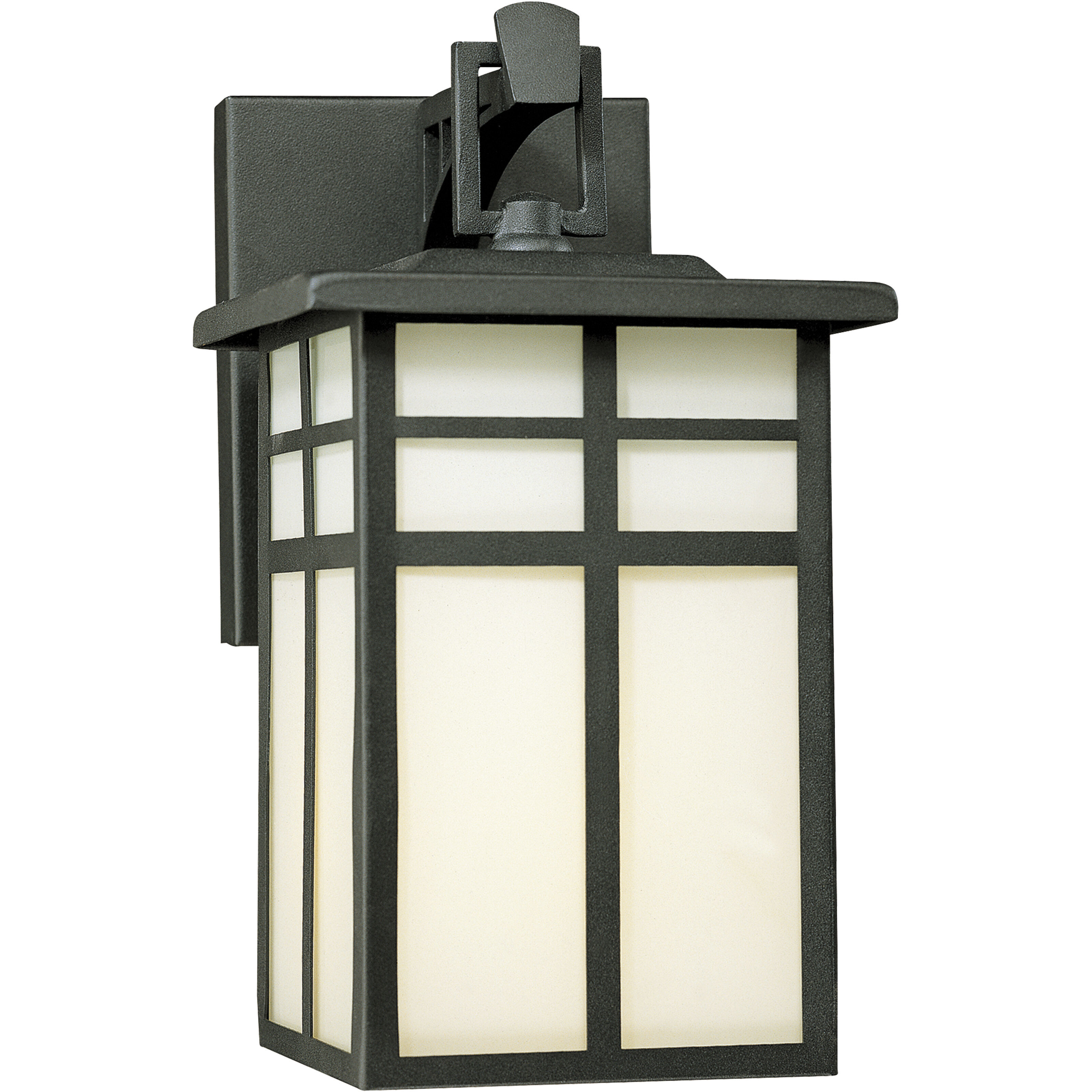 Mission 1 Light 10.5 inch Black Outdoor Sconce