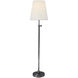Thomas O'Brien Bryant 24.5 inch 60 watt Antique Silver Table Lamp Portable Light in Linen