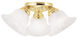 Edgemont 3 Light 15 inch Polished Brass Semi-Flush Mount Ceiling Light