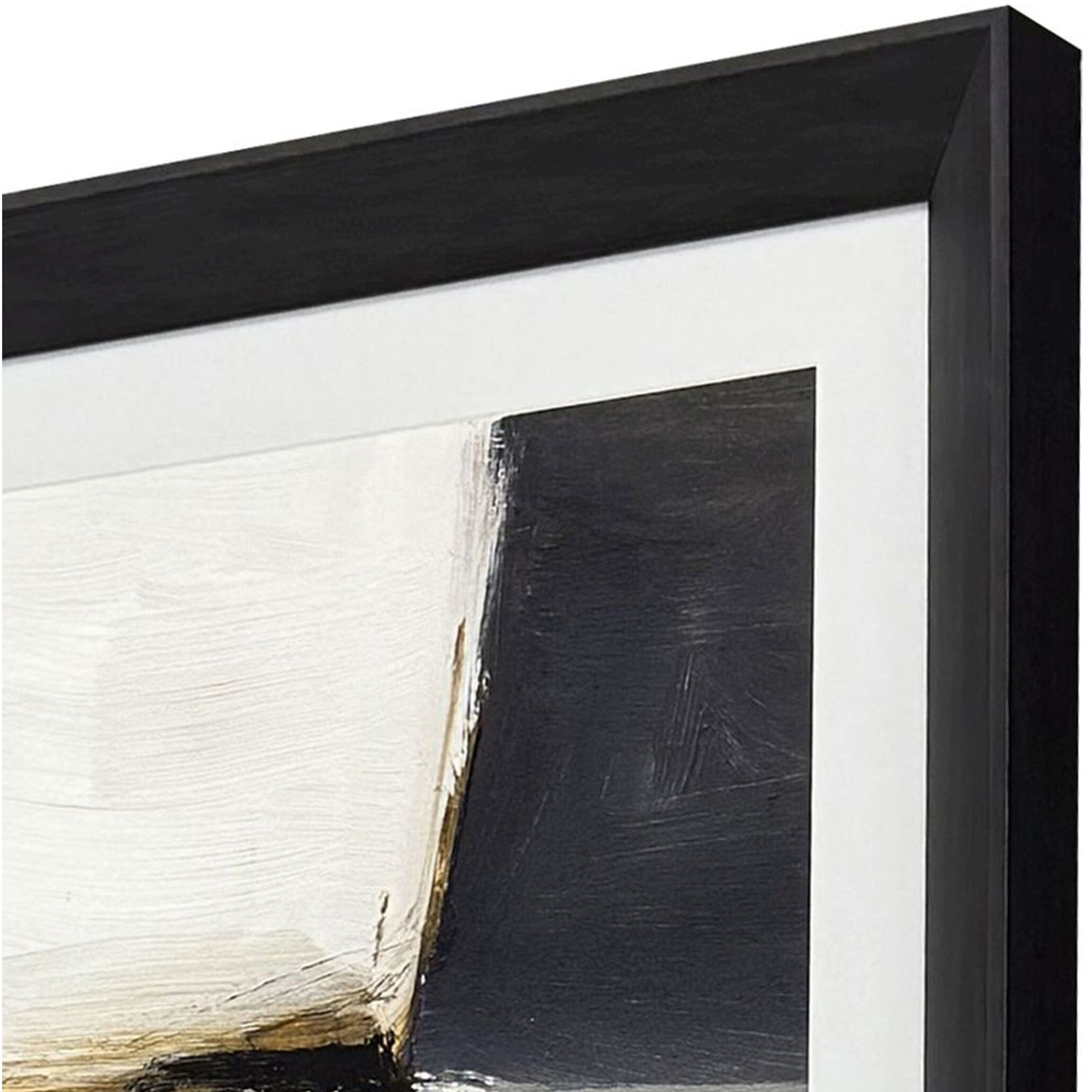 Segmented Neutrality Gray and Green and Multi and Neutral Framed Art