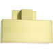Lynx 1 Light 6 inch Satin Brass Outdoor ADA Wall Sconce