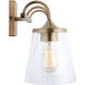 Jayne 3 Light 24.25 inch Aged Brass Vanity Light Wall Light