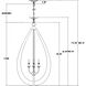 Arietta 4 Light 20.25 inch Contemporary Silver Leaf Chandelier Ceiling Light
