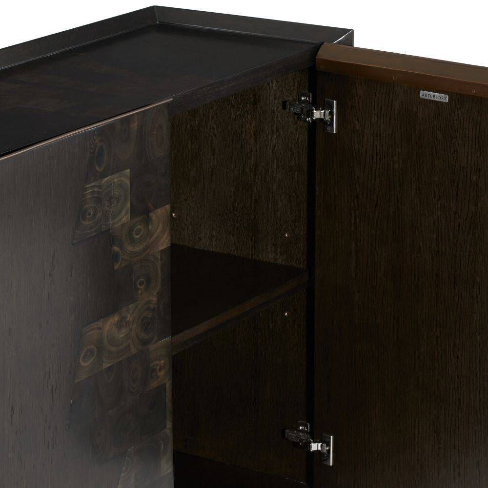 Hudson Sable and Antique Brass Cabinet