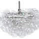 Bubbles 1 Light 27.5 inch Clear Chandelier Ceiling Light in Brushed Nickel, Clear Glass
