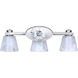 Luelle 3 Light 25 inch Brushed Nickel Vanity Light Wall Light