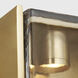 Avroko Maybeck LED 18 inch Hand Rubbed Antique Brass Outdoor Wall Sconce