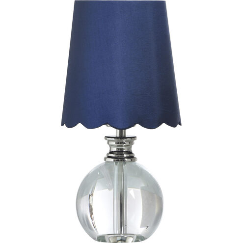 Beatrice 14 inch 40 watt Clear and Polished Nickel Table Lamp Portable Light