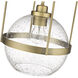 Devonshire 1 Light 10 inch Antique Brass Pendant Ceiling Light