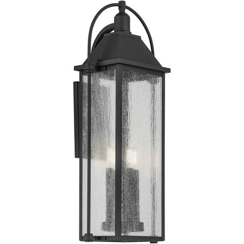 Harbor Row 4 Light 28.75 inch Textured Black Outdoor Wall Sconce, Large