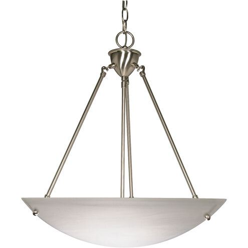 Brentwood 3 Light 23 inch Brushed Nickel Pendant Ceiling Light