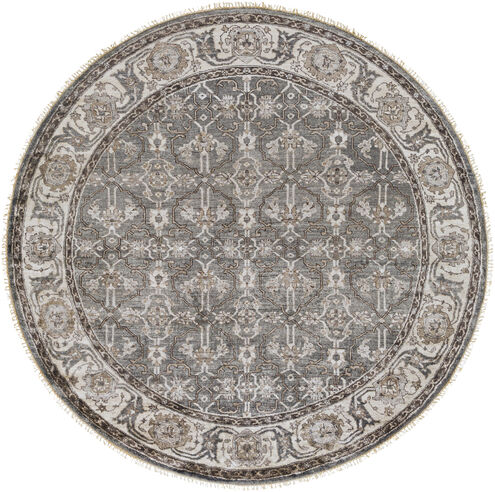 Theodora 96 X 96 inch Medium Gray Rug in 8 Ft Round, Round