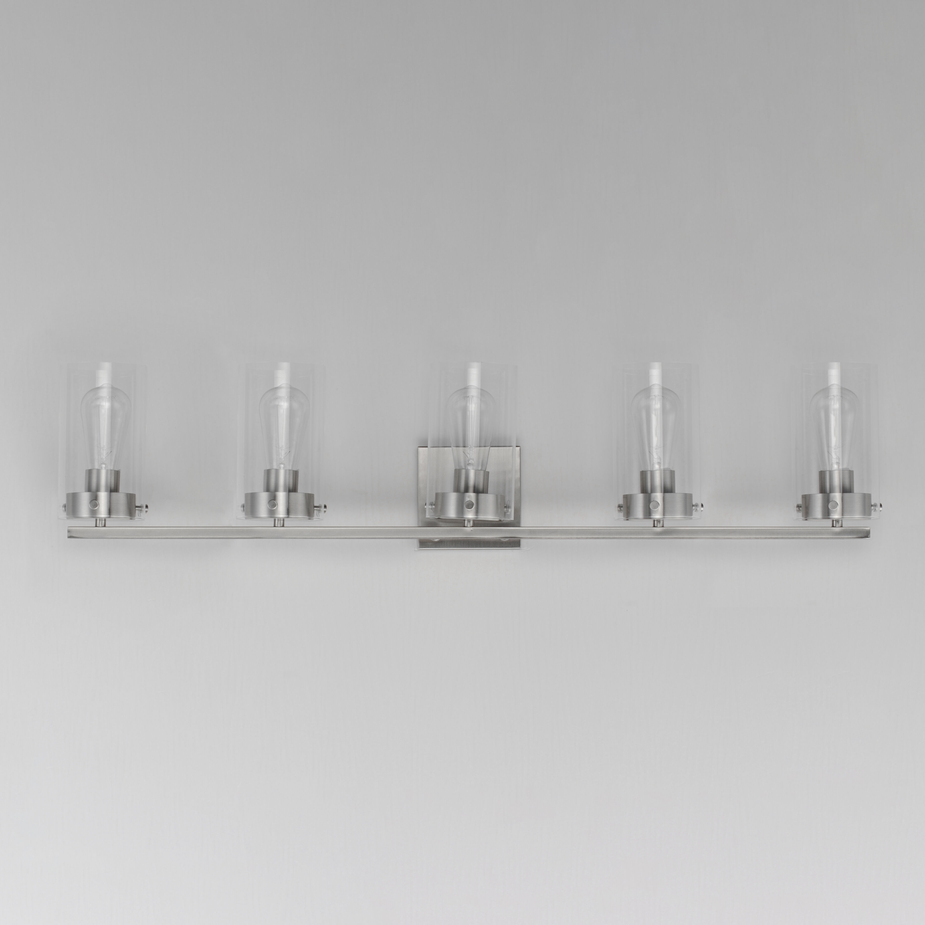 Pinn 5 Light 39 inch Satin Nickel Bath Vanity Wall Light