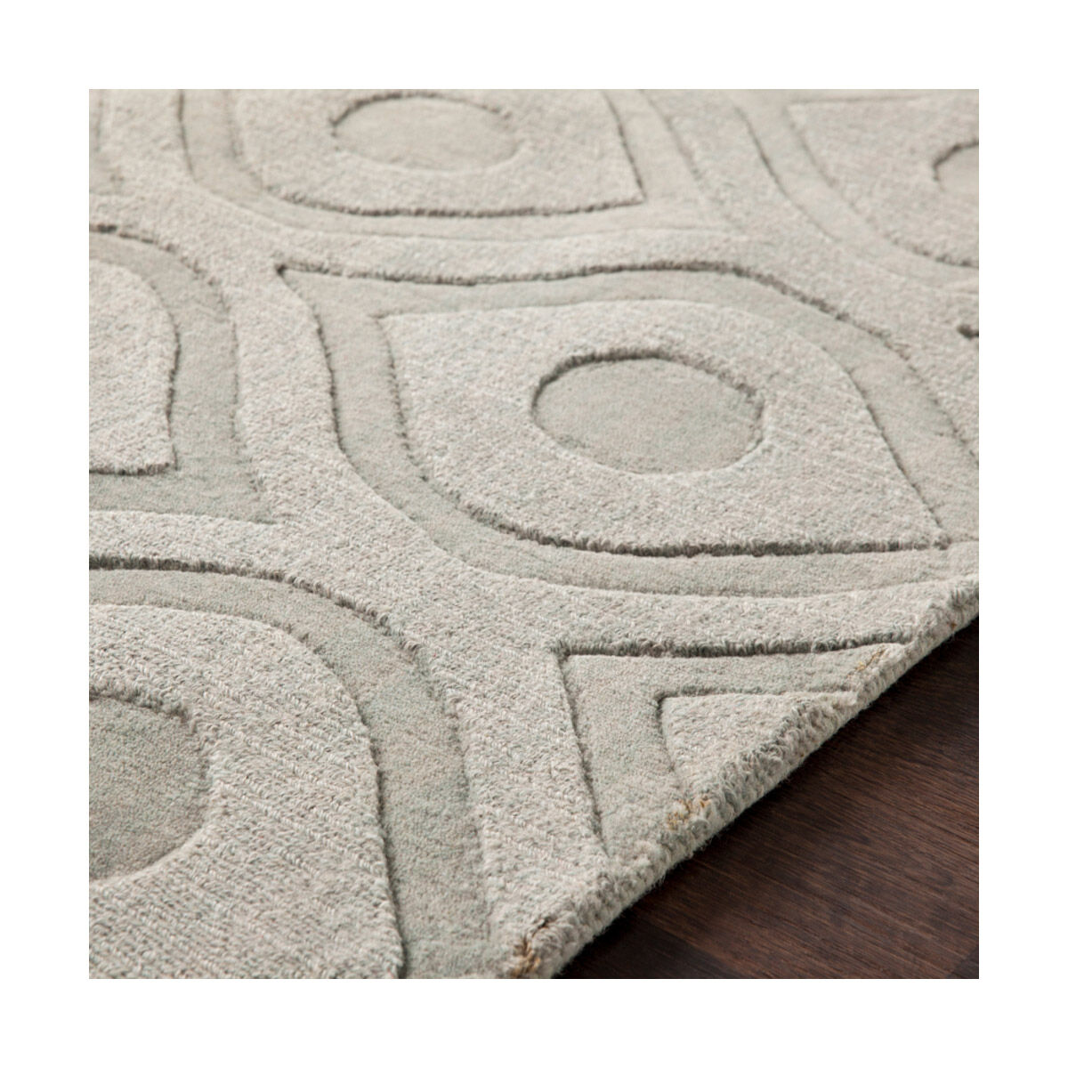 Central Park 72 X 48 inch Sea Foam Indoor Area Rug, Rectangle