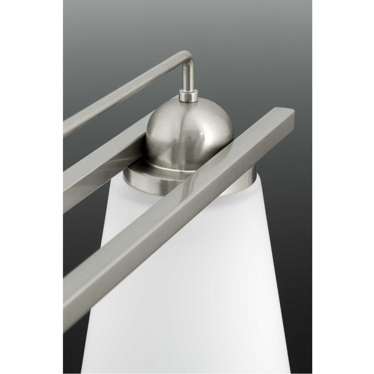 Flight 1 Light 6 inch Brushed Nickel Bath Vanity Wall Light, Design Series
