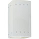 Ambiance 1 Light 5.25 inch Gloss White Wall Sconce Wall Light in Incandescent, Gloss White/Gloss White