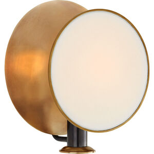 Thomas O'Brien Osiris 1 Light 9.25 inch Bronze and Hand-Rubbed Antique Brass Single Reflector Sconce Wall Light