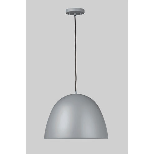 Fungo LED 23.5 inch Dark Grey and Coffee Single Pendant Ceiling Light in Dark Grey/Coffee