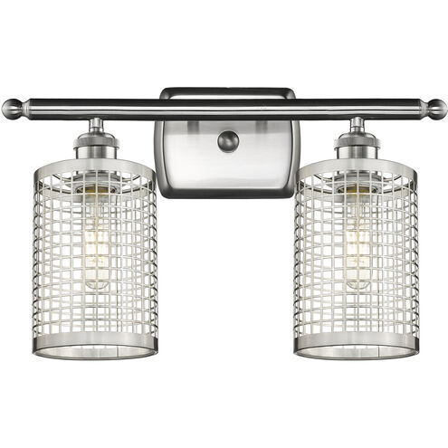 Nestbrook 2 Light 16 inch Satin Nickel Bath Vanity Light Wall Light