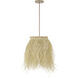 Stella 1 Light 16 inch Natural Rattan Pendant Ceiling Light