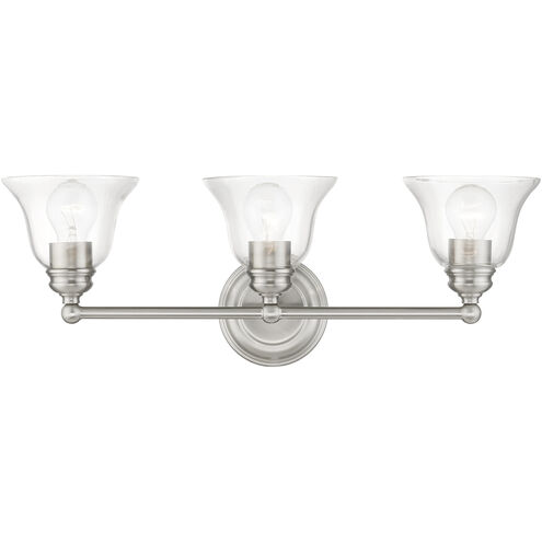 Moreland 3 Light 24 inch Brushed Nickel Vanity Sconce Wall Light
