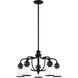 Lawrenceville 5 Light 24 inch Black Chandelier Ceiling Light