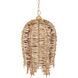 Tiptur 3 Light 16.5 inch Natural/Coco Cream Pendant Ceiling Light