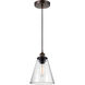 Sean Lavin Baskin 1 Light 8.5 inch Painted Aged Brass / Dark Weathered Zinc Pendant Ceiling Light in Painted Aged Brass with Dark Weathered Zinc