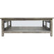 Ostendo 48 X 48 inch Graywash with Clear Coffee Table