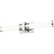 Idris LED 25.5 inch Chrome Bathroom Vanity Wall Light