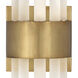 Trinity LED 5.5 inch Heritage Brass ADA Sconce Wall Light