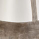 Kirkover 26 inch 9 watt White Glazed with Brown Table Lamp Portable Light