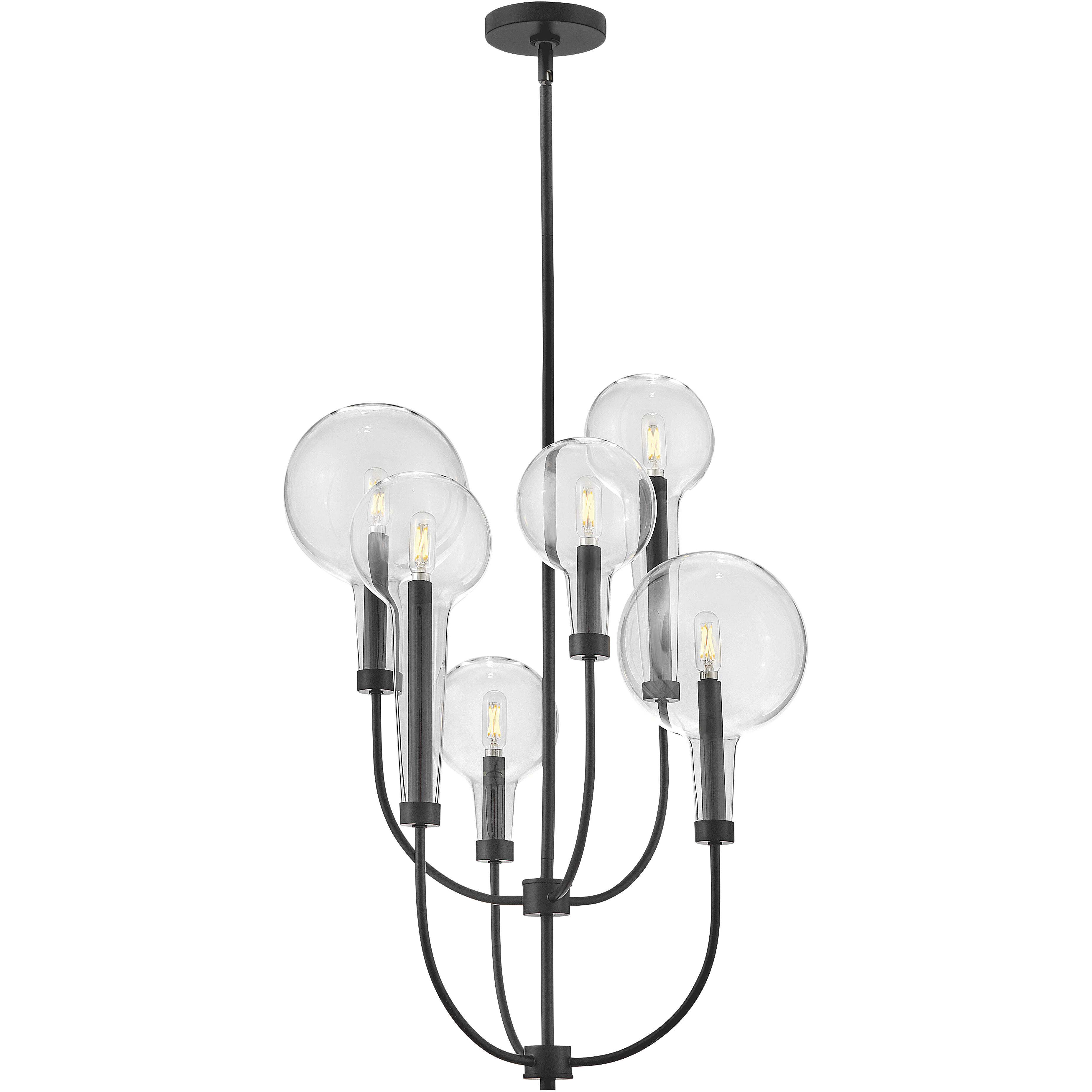 Alchemy 20 inch Black Indoor Foyer Light Ceiling Light
