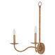 Saxon 2 Light 19.75 inch Saddle Tan Wall Sconce Wall Light