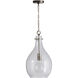 Rabun 1 Light 12 inch Brushed Pewter Pendant Ceiling Light in Polished Pewter