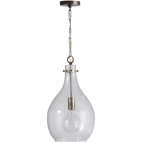 Rabun 1 Light 12 inch Brushed Pewter Pendant Ceiling Light in Polished Pewter