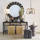 Rio 60 X 20 inch Checkmate Black with Natural Desk