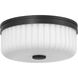 Daniella 11.25 inch Matte Black Flush Mount Ceiling Light