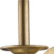 Krista 1 Light 5 inch Antique Gold Sconce Wall Light